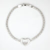 Pulso corazones plata 925