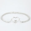 Pulso corazones plata 925 detalle