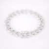 pulso cubana plata 925 clic oro