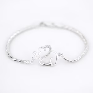 Pulso elefante plata 925