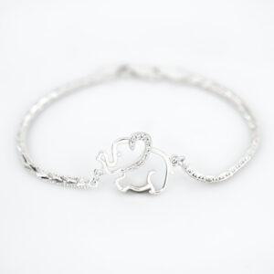 Pulso elefante plata 925