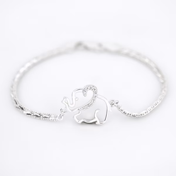 Pulso elefante plata 925