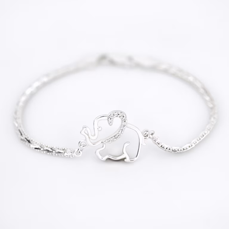 Pulso elefante plata 925