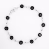 Pulso ojo turco plata 925 negro