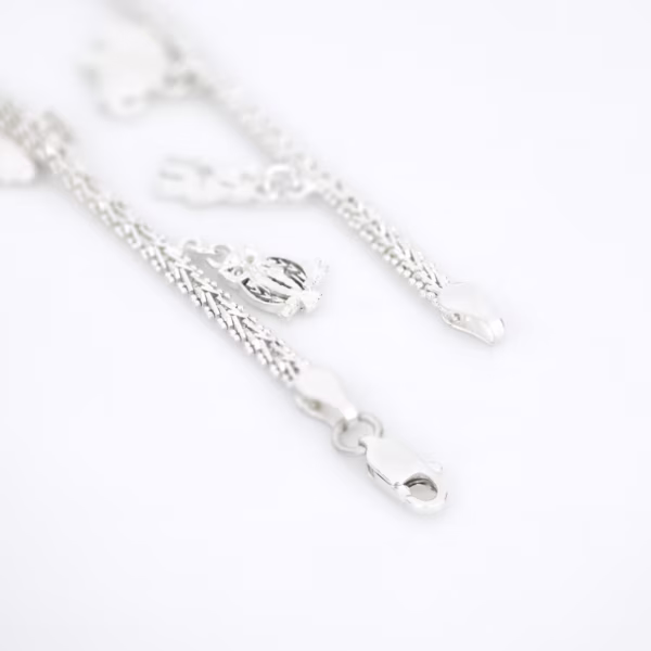 Pulso de la suerte plata 925 broche