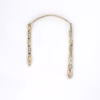 pulso valentina con placa 2 oro 10k Clic