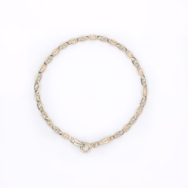 pulso valentina mediana sencilla oro 10k Clic oro