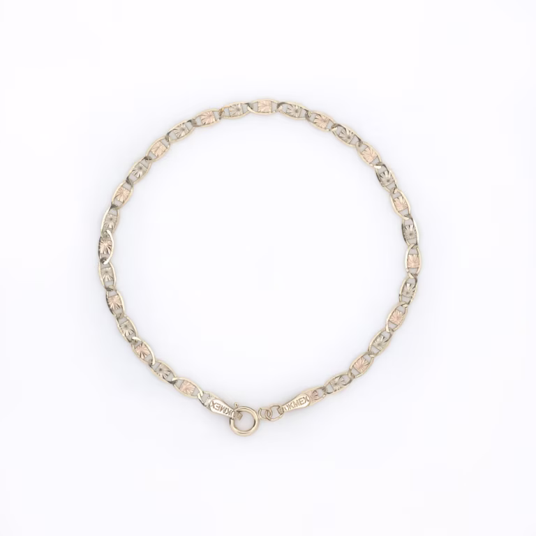 pulso valentina mediana sencilla oro 10k Clic oro