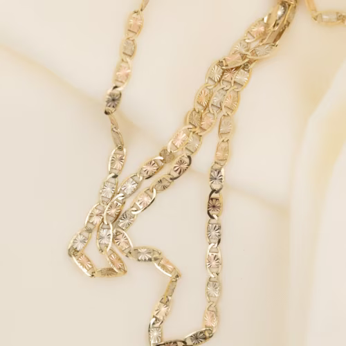 Joyería de oro y plata por mayoreo Nüva Oro cadena valentina