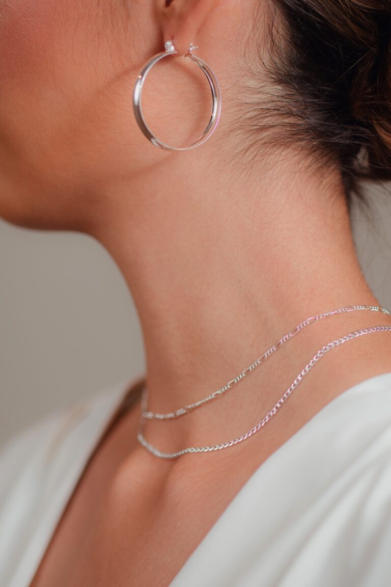 Joyería de oro y plata por mayoreo Nüva Oro aretes de plata